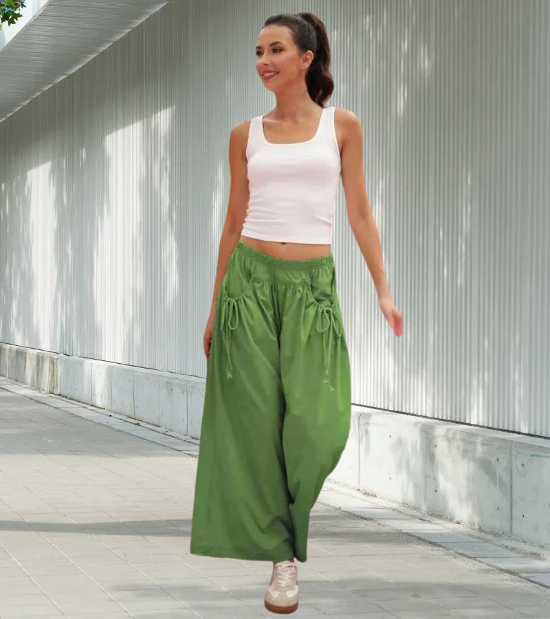 B&M™ | PANTALONE ESTIVO LARGO