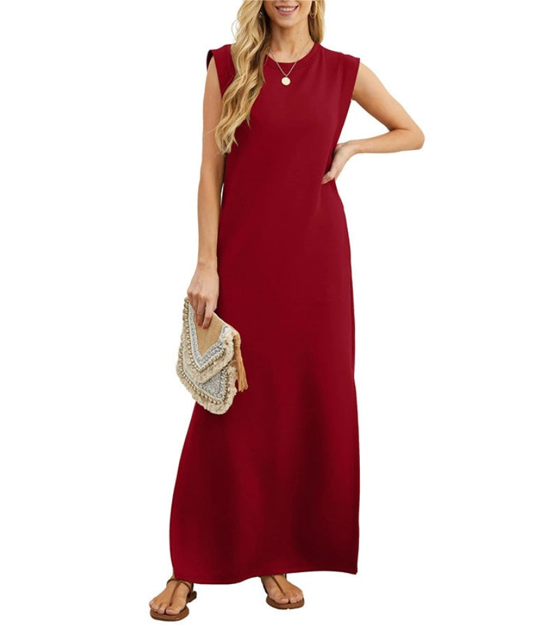B&M™ | Abito lungo casual con spacco e senza bisogno di stiratura