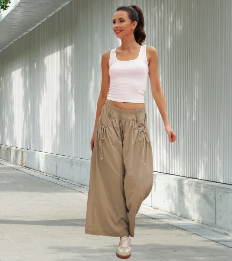 B&M™ | PANTALONE ESTIVO LARGO