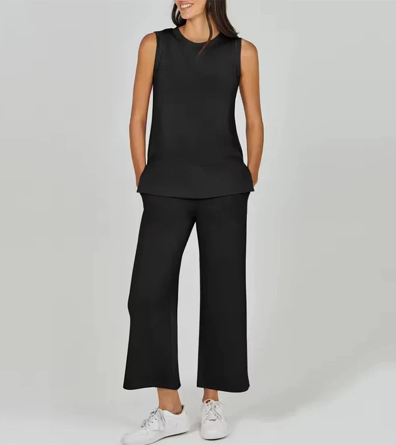 B&M™ | Completo due pezzi casual senza maniche con scollo rotondo